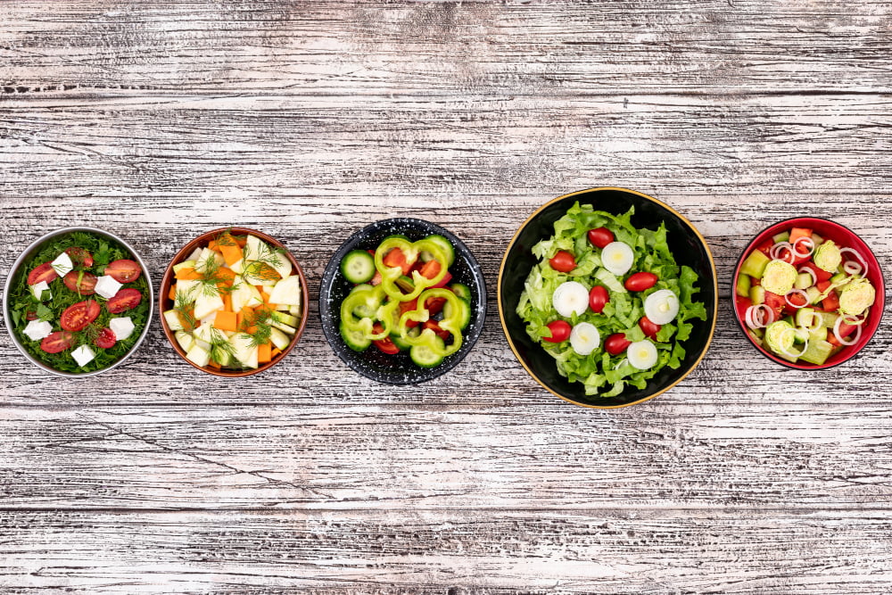 Como Fazer Marmitas de Salada Para a Semana 4 Marmitas 1