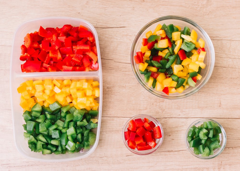 Como Fazer Marmitas de Salada Para a Semana 2 Marmitas Salada