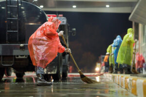 A limpeza de galpão industrial também contribui